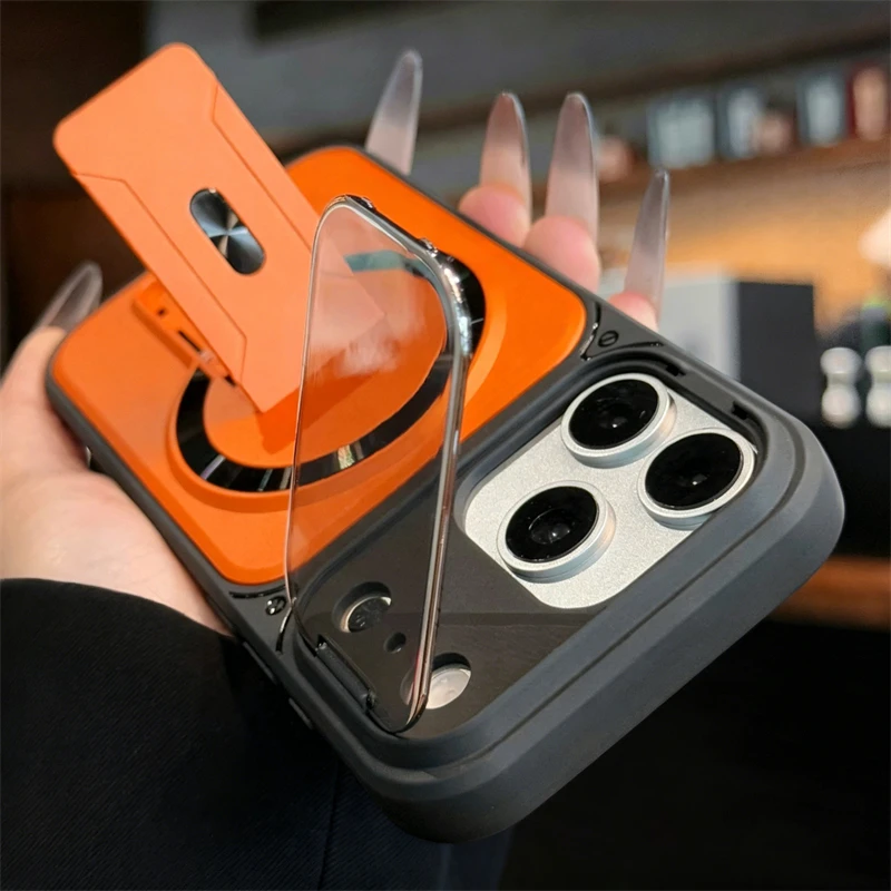 Fold Stand Magnetic Armor Case - огляд і ціна Camera Lens Protector