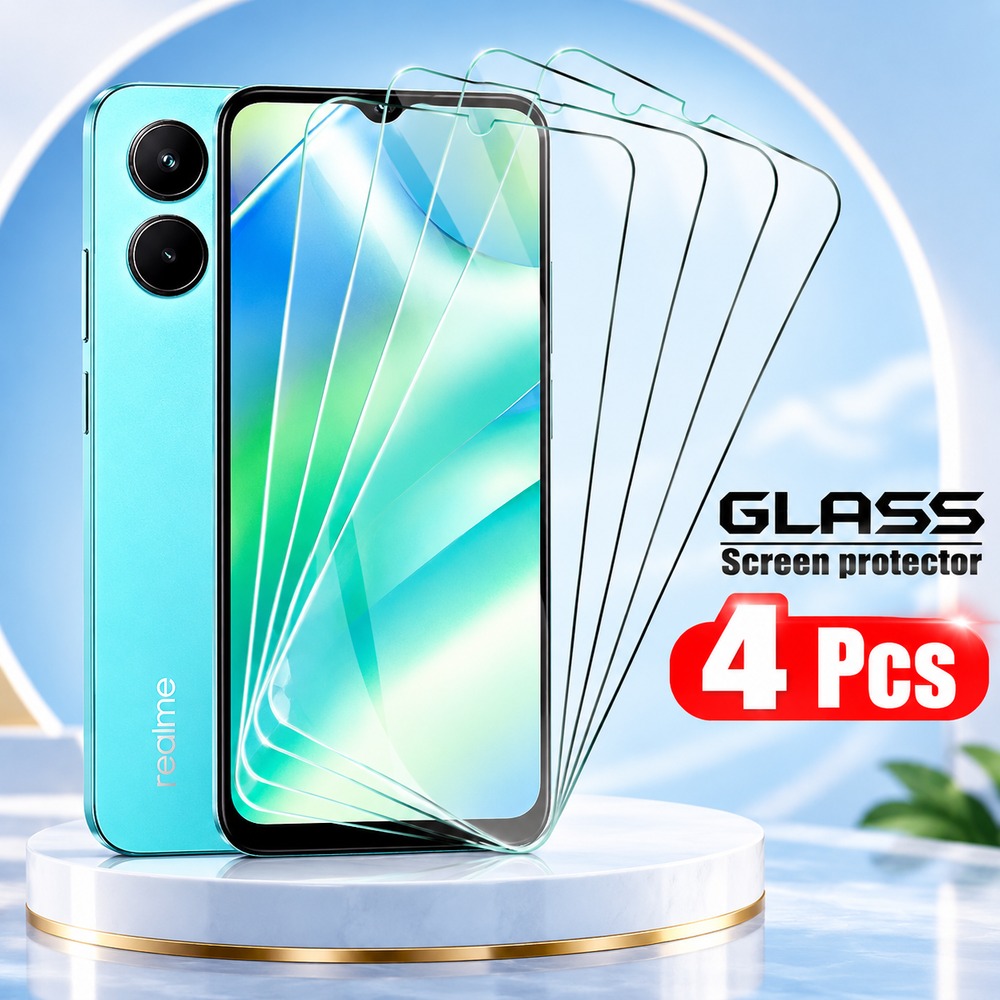 4PCS Tempered Glass For Realme - огляд і ціна Realme C67
